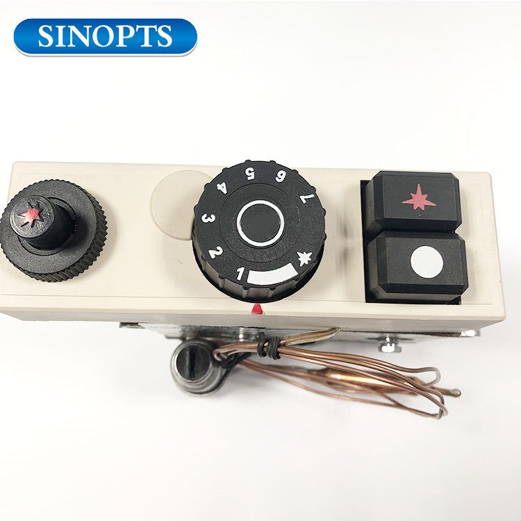30-90 ℃ Sinopts Kombinasyon Kontrollü Termostatik Gaz Kontrol Vanası